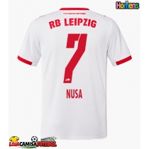 Camisa de Futebol RB Leipzig Antonio Nusa #7 Equipamento Principal 2025-26 Manga Curta